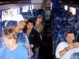 Every day trip on the V.I.P. bus (Arne,Demita,Adrien,Alain,myself)